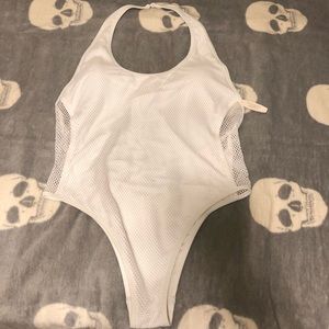 Victoria secret white mesh bathing suit